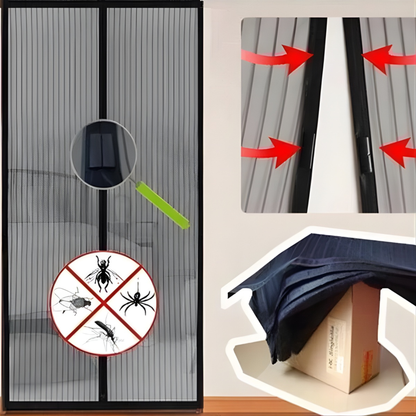 Oferta 2x1 – Malla Anti Mosquitos para Puerta – Cierre Magnético – Casa fresca y sin insectos en minutos