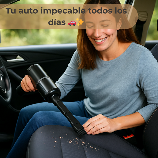 Pack Cubre Asientos + Mini Aspiradora – Protección y Limpieza – Auto impecable en minutos todos los días