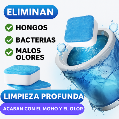 🔥 Pastillas limpiadoras – 5x1 – Higiene profunda – Lavadora fresca en 1 uso