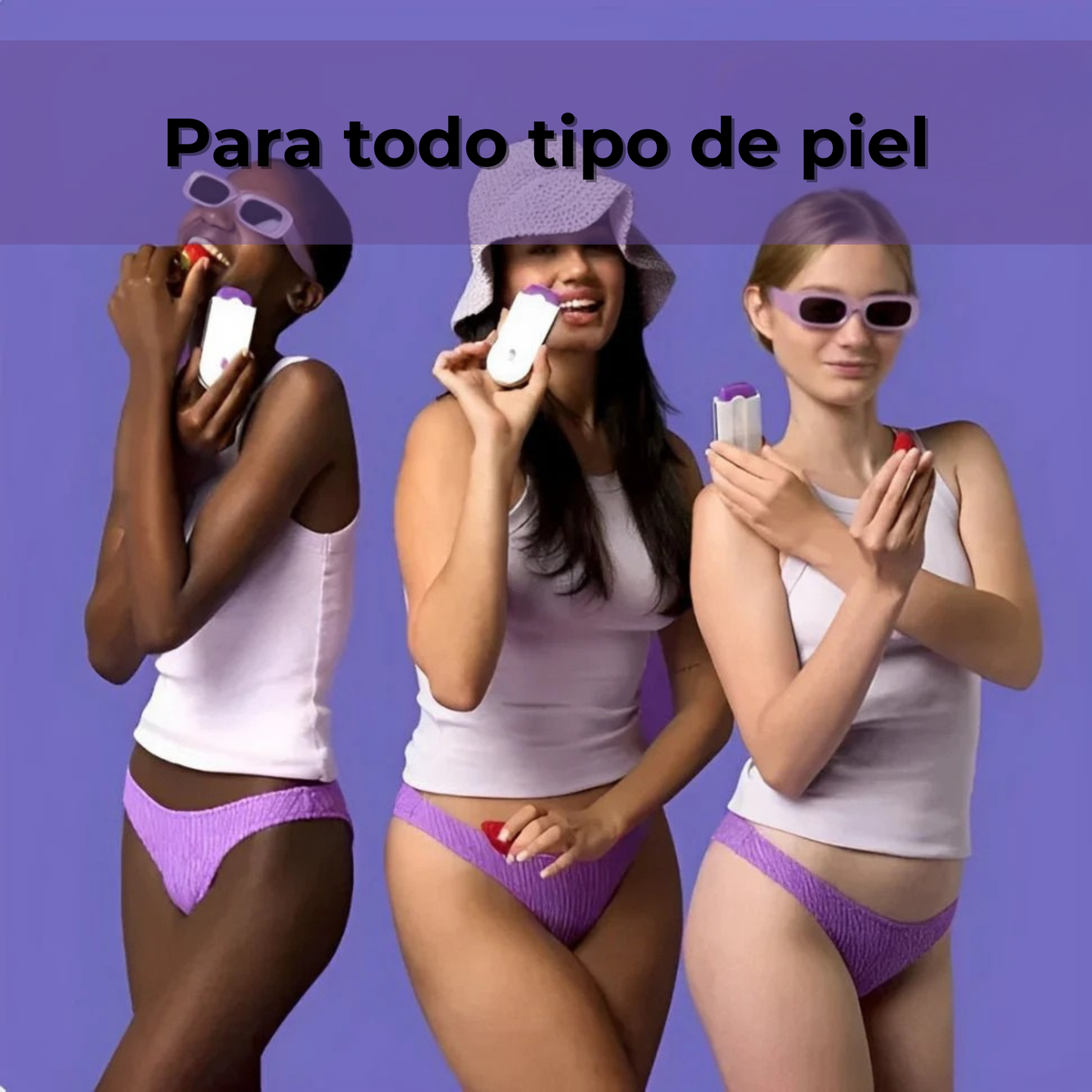 Depiladora láser sin dolor en casa – Depila sin tirones – Piel suave al instante