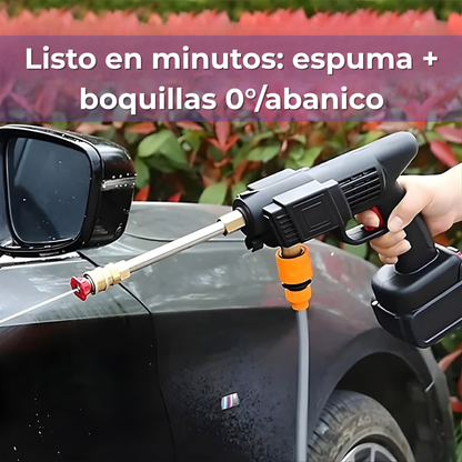 Hidrolavadora Portátil 2 Baterías - Lava donde sea con balde - Auto y terraza listos en 10 min