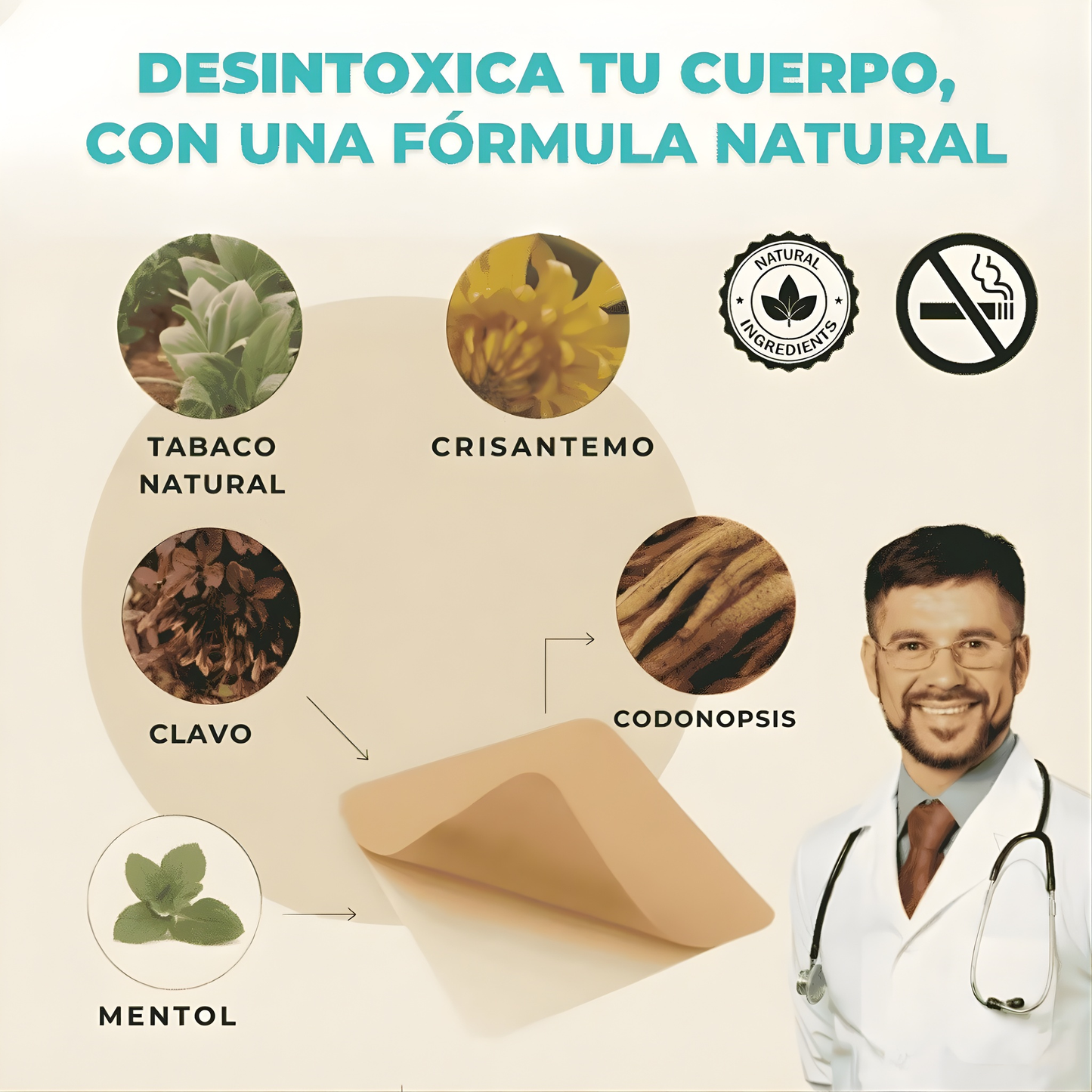 Parche Antitabaco 3×1 — Control de ansiedad 24 h — Plan de 30 días sin sufrir