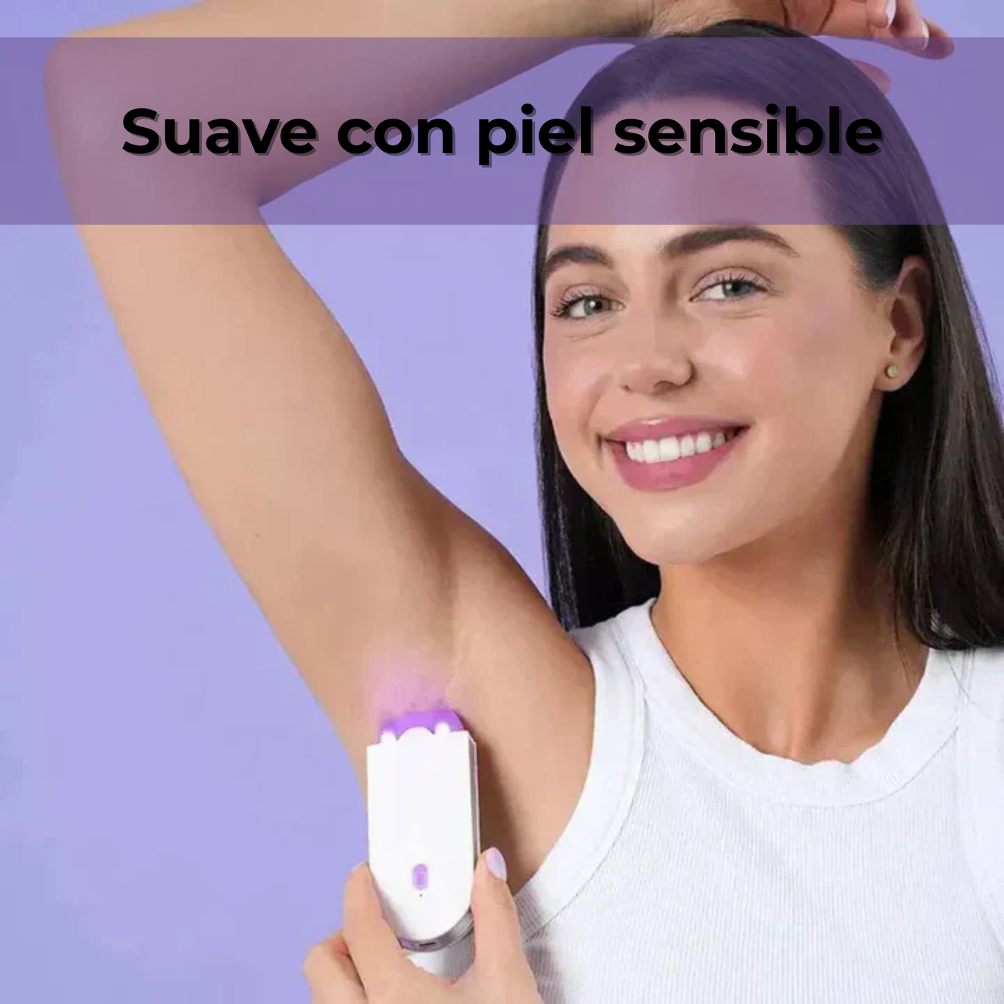Depiladora láser sin dolor en casa – Depila sin tirones – Piel suave al instante