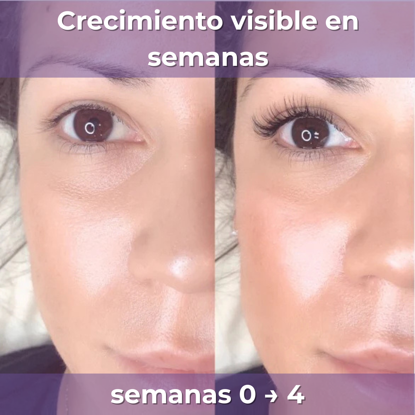 Serum de Pestañas y Cejas 4×1 – Crecimiento Natural – Pestañas largas y densas en 4–8 semanas sin extensiones