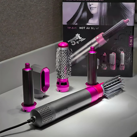 GLAM BRUSH PRO – Cepillo Secador Multifuncional 5 en 1 Profesional