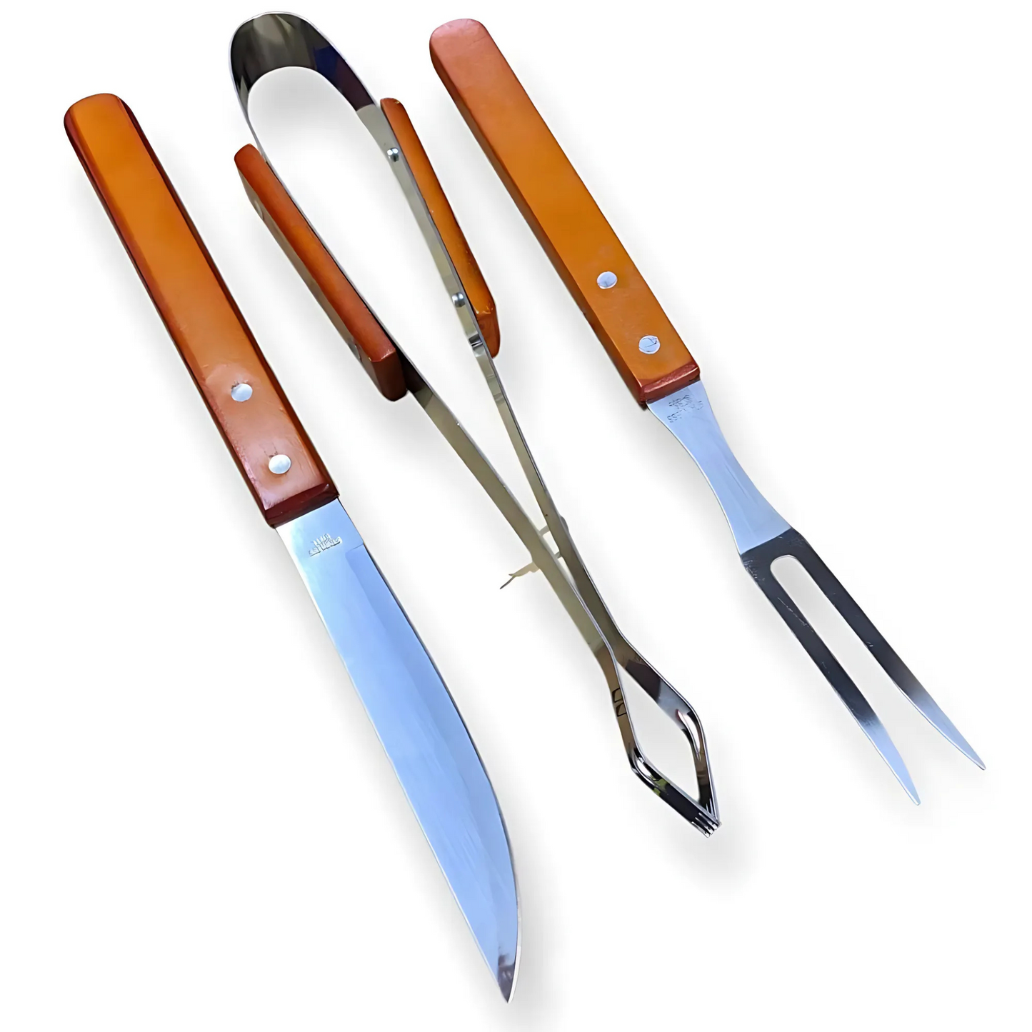 Parrilla de Carbón Portátil Plegable + Regalo: Set Parrillero 3 piezas