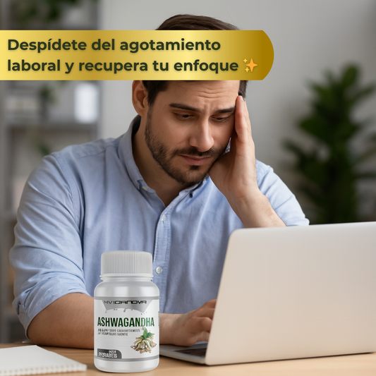 Ashwagandha + Magnesio – Control del Estrés – Energía y calma