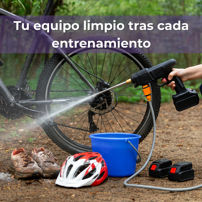 Hidrolavadora Portátil 2 Baterías - Lava donde sea con balde - Auto y terraza listos en 10 min