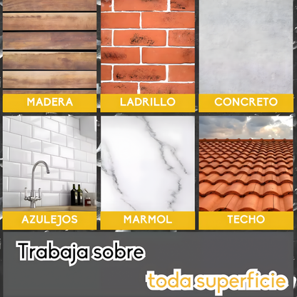 Sellador Adhesivo Transparente 1KG – Repara filtraciones – Hogar seco en minutos sin cambiar el diseño