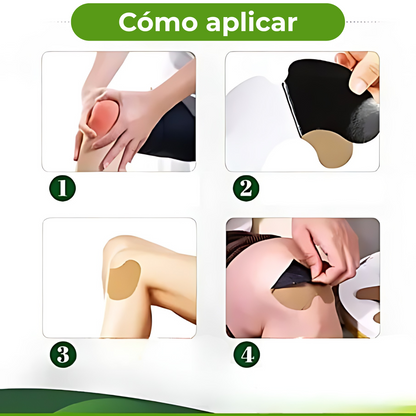 Parches Naturales de Alivio – Pack 40 Uds. | 50% OFF 🌿 Recupera tu libertad de movimiento sin dolor
