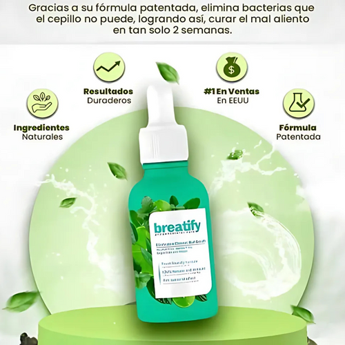 Breatify™ – Eliminador de Mal Aliento (25ml) 🌿