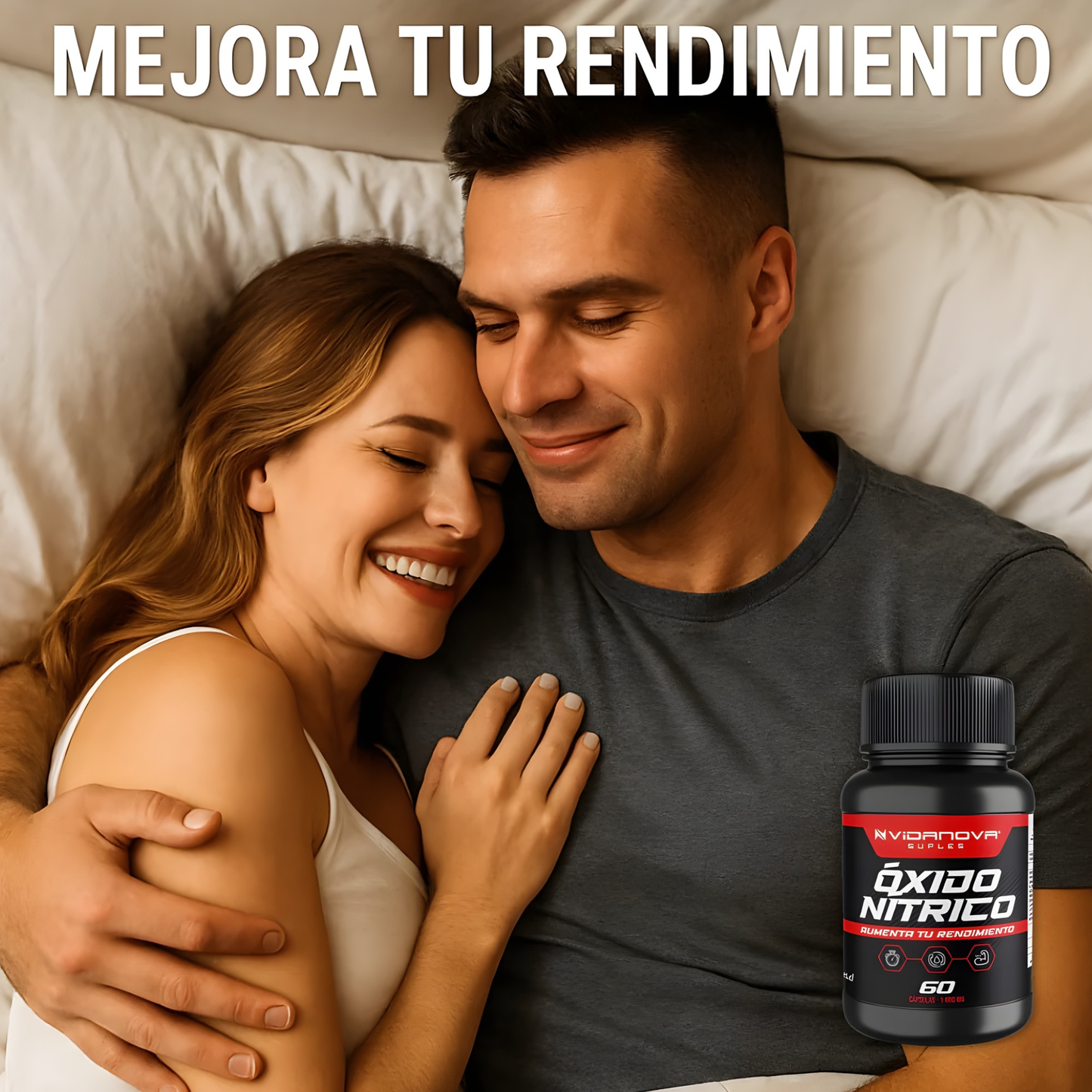 2x1 - Óxido Nítrico en Cápsulas - Energía y Circulación - Más vitalidad y confianza en 3–4 semanas