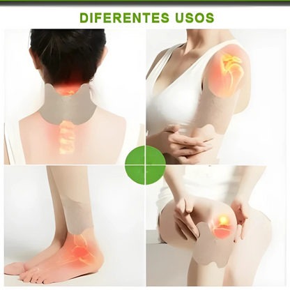 Parches Naturales de Alivio – Pack 40 Uds. | 50% OFF 🌿 Recupera tu libertad de movimiento sin dolor