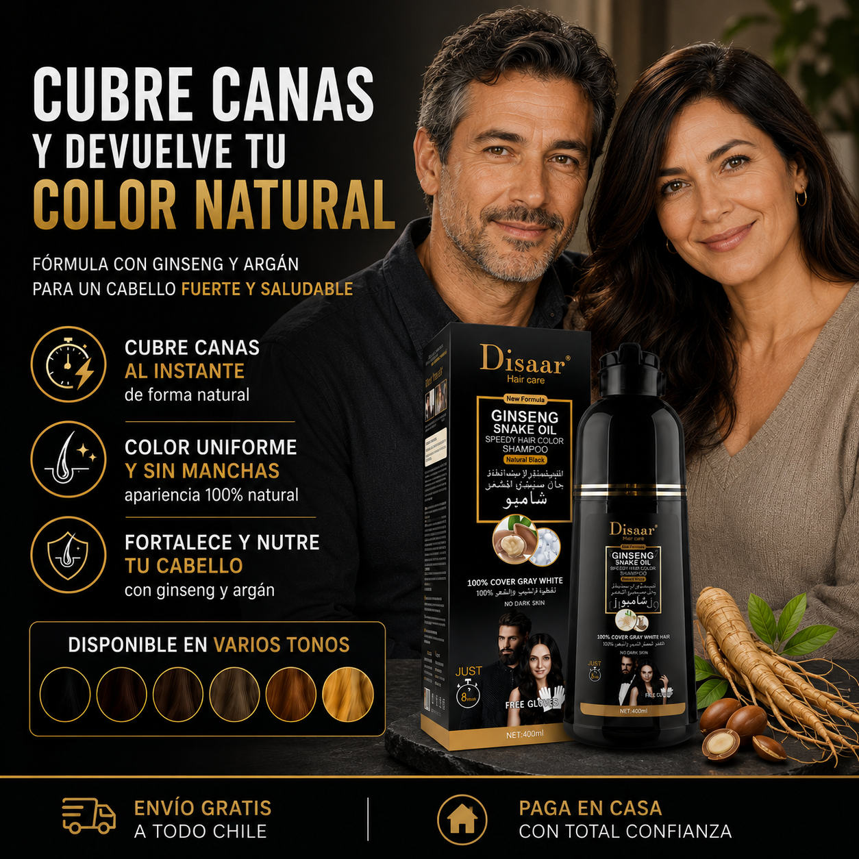 Shampoo Pinta Canas – Recupera un color más natural