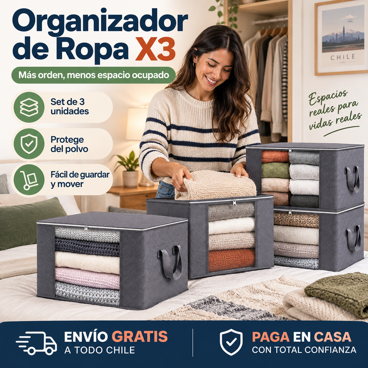 Organizador Hogar X3™ – Todo en su lugar