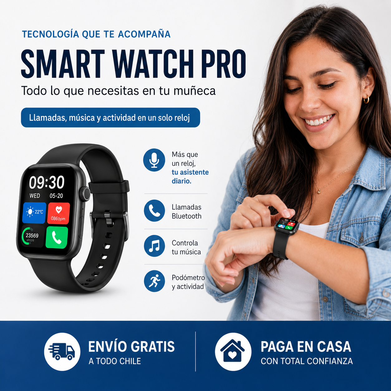 Smart Watch Pro: Todo en tu muñeca